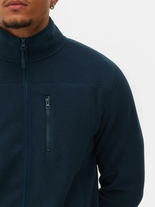 Funnel Neck Zip Fleece
