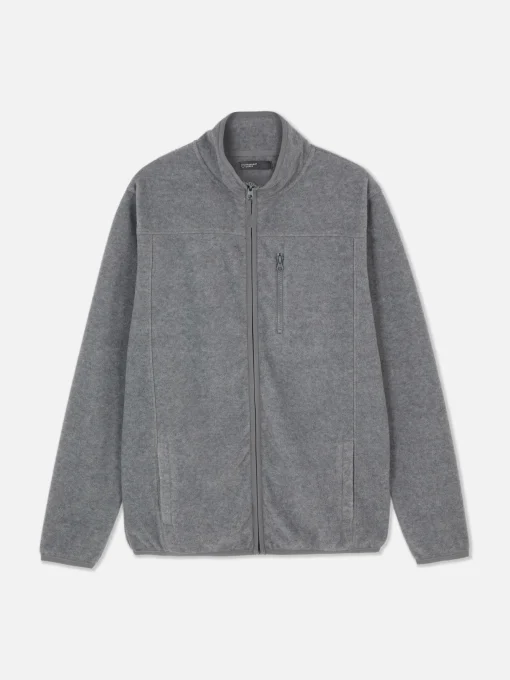 Funnel Neck Zip Fleece