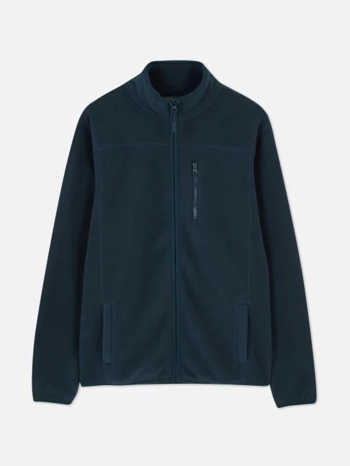 Funnel Neck Zip Fleece