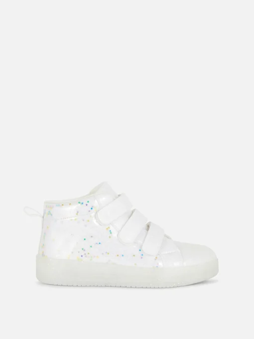 Glitter Light Up High-Top Trainers