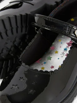 Glitter Star Mary Janes