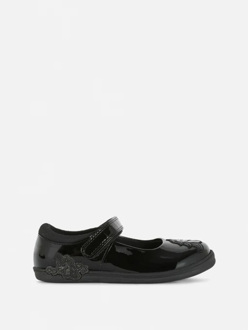 Glitter Unicorn Patent Mary Janes