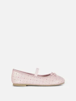 Glittery Laser Cut Ballerinas