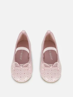 Glittery Laser Cut Ballerinas