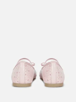 Glittery Laser Cut Ballerinas