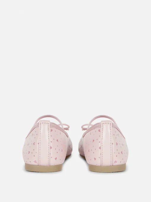 Glittery Laser Cut Ballerinas