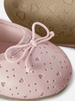 Glittery Laser Cut Ballerinas