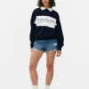 Graphic Collared Sweatshirt