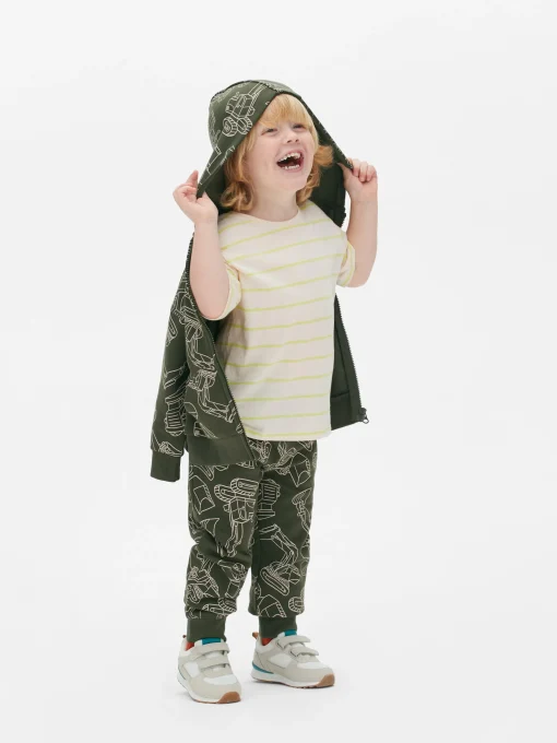 Graphic Drawstring Joggers