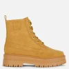 Gum Sole Lace-Up Ankle Boots
