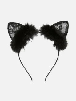 Halloween Lace Cat Ears