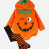 Halloween Plush Pumpkin Dress Up Set