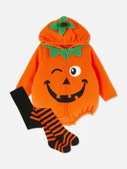 Halloween Plush Pumpkin Dress Up Set