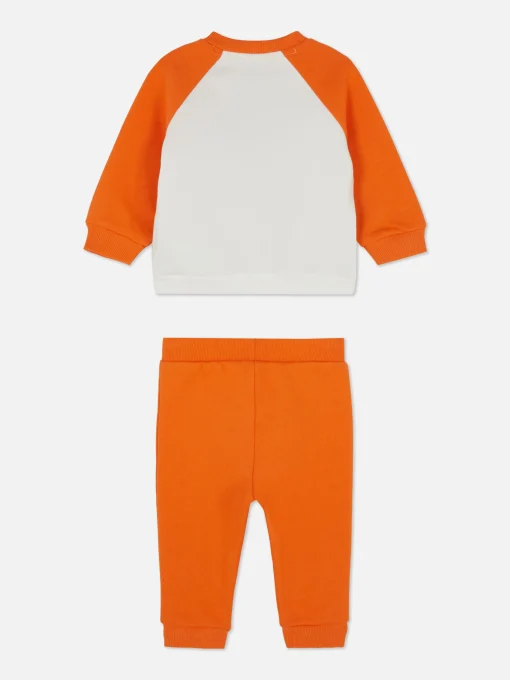 Halloween Pumpkin Sweatshirt And Joggers Set