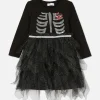 Halloween Skeleton Tutu Dress