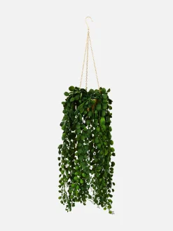 Hanging Faux Plant In Planter