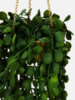 Hanging Faux Plant In Planter