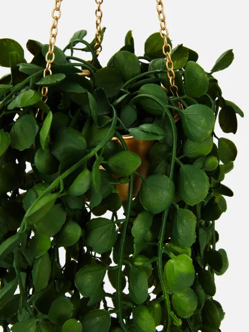 Hanging Faux Plant In Planter