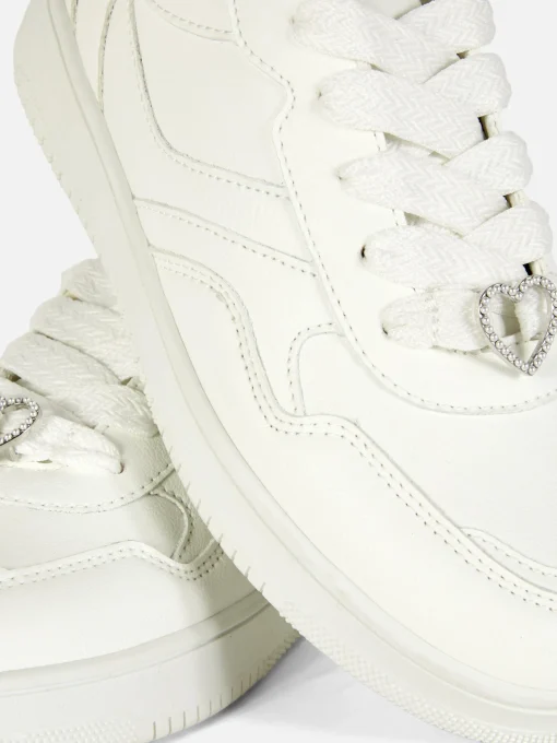 Heart Charm Chunky Low Tops