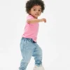 Heart Embroidered Jeans