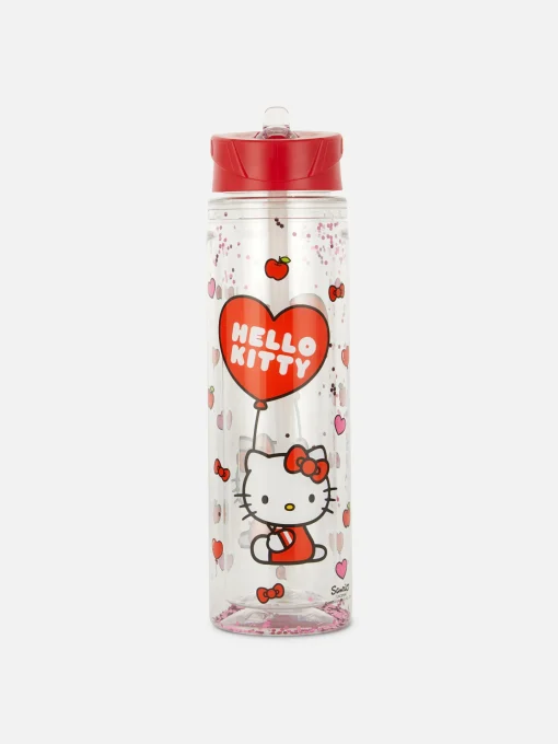 Hello Kitty Glitter Water Bottle