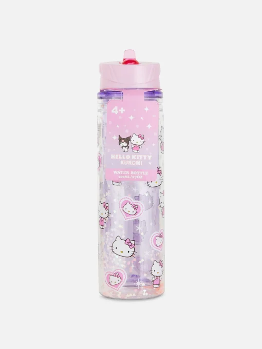 Hello Kitty Glitter Water Bottle