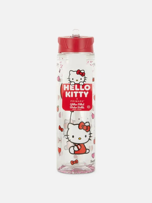 Hello Kitty Glitter Water Bottle