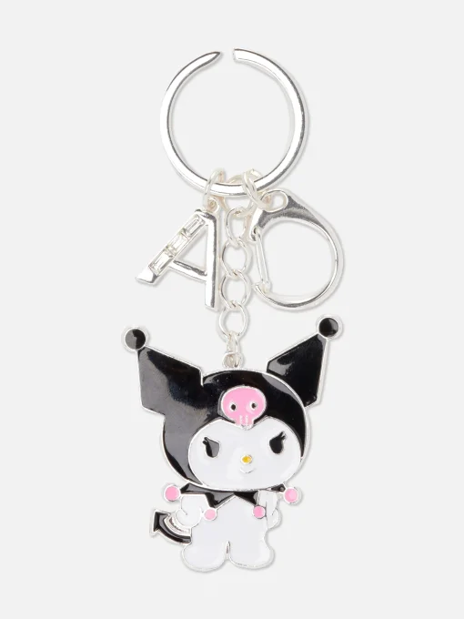 Hello Kitty Kuromi Initial Keyring