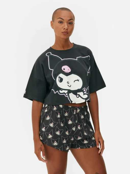 Hello Kitty Kuromi Shorts Pajama Set