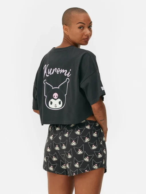 Hello Kitty Kuromi Shorts Pajama Set