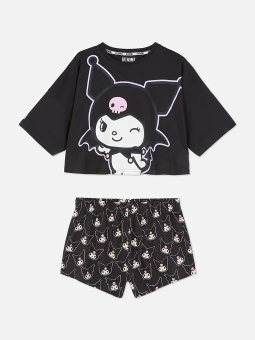 Hello Kitty Kuromi Shorts Pajama Set
