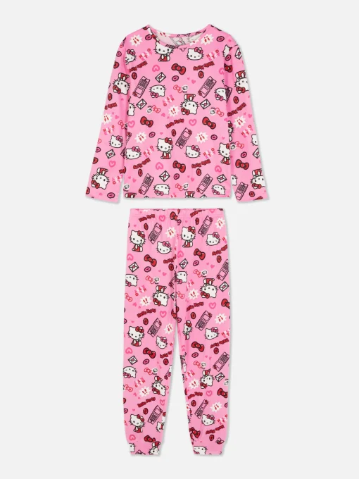 Hello Kitty Long Pajama Set