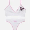 Hello Kitty Seamless Triangle Bralette And Thong
