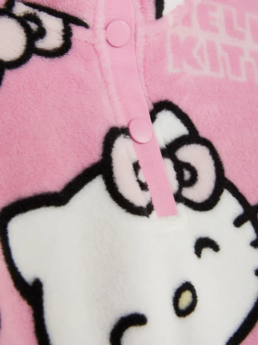 Hello Kitty 50th Anniversary Fleece Pajama Top