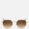 Hexagonal Metal Frame Sunglasses