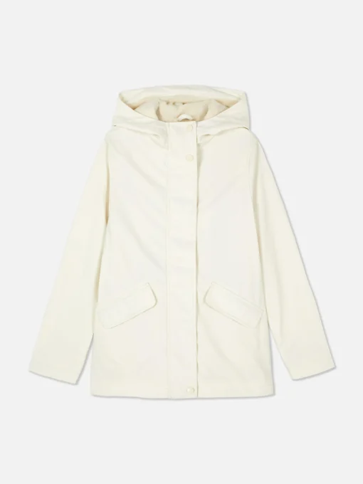 Hidden Closure Raincoat