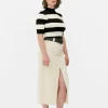 High Neck Puff Sleeve Knit Top