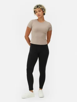 High Waist Jersey Leggings