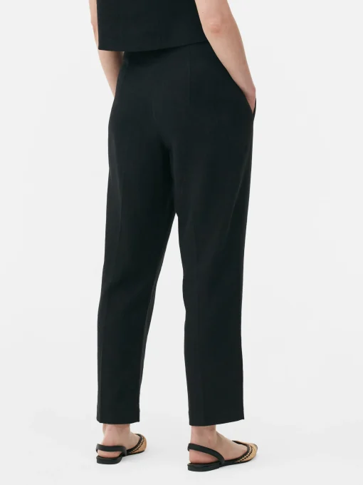High Waist Pinstitch Pants