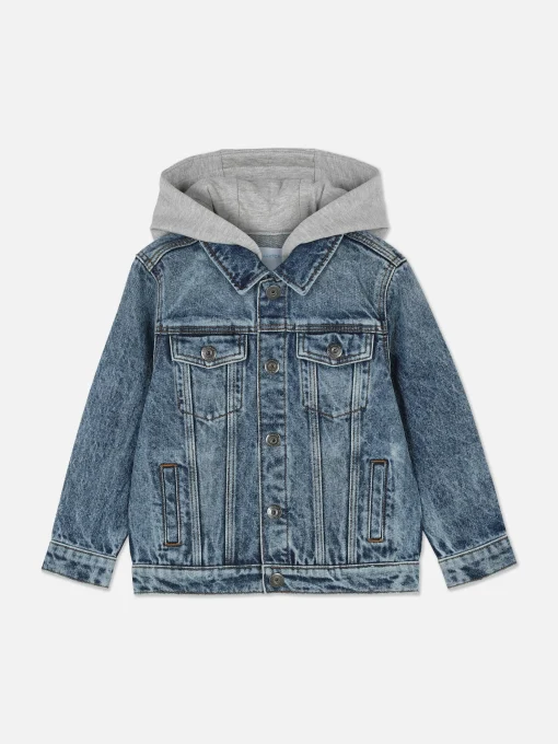 Hooded Denim Jacket