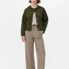 Hooded Knit Bomber Jacket