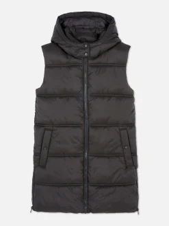 Hooded Long Vest