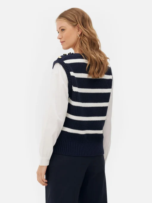 2-in-1 Knit Vest & Shirt