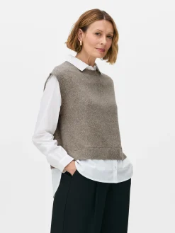 2-in-1 Layered Shirt Vest