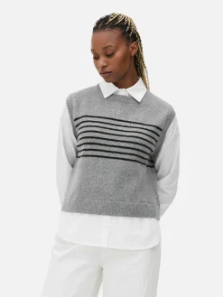 2-in-1 Layered Shirt Vest