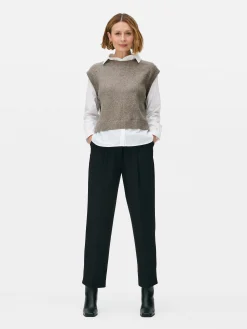 2-in-1 Layered Shirt Vest