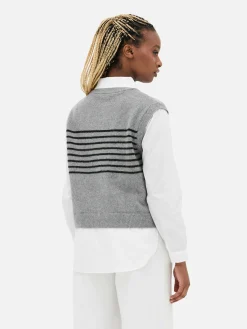 2-in-1 Layered Shirt Vest