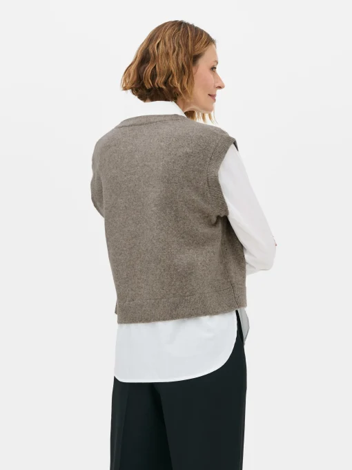 2-in-1 Layered Shirt Vest