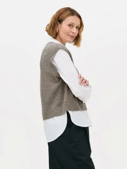 2-in-1 Layered Shirt Vest
