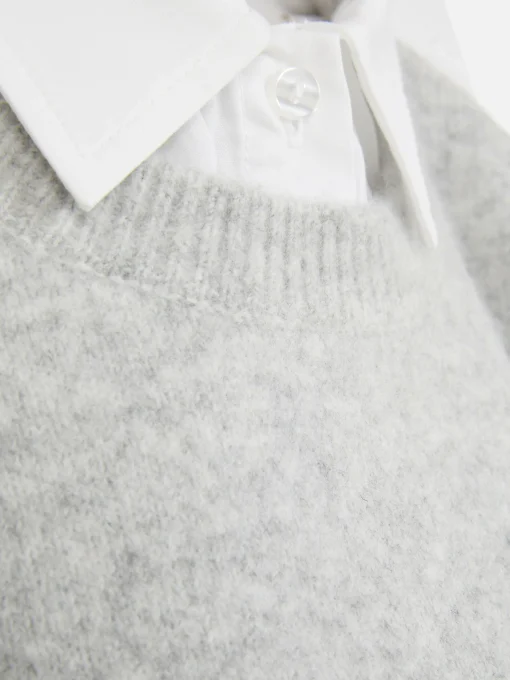2-in-1 Layered Shirt Vest
